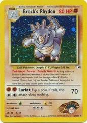 Brock's Rhydon #2 Pokemon Gym Heroes