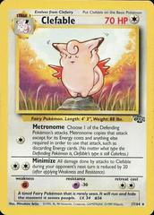 Clefable #17 Pokemon Jungle