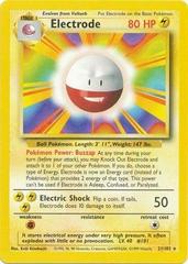Electrode #21 Pokemon Base Set