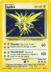 Zapdos #16 Pokemon Base Set