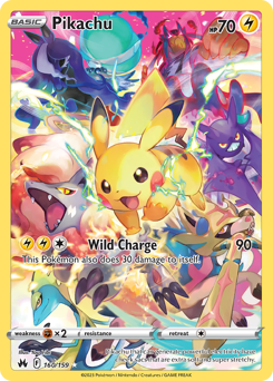 Crown Zenith Pikachu Illustration Rare 160/159