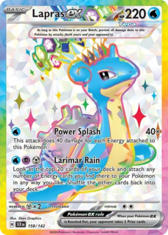 Lapras ex #158 Pokemon Stellar Crown